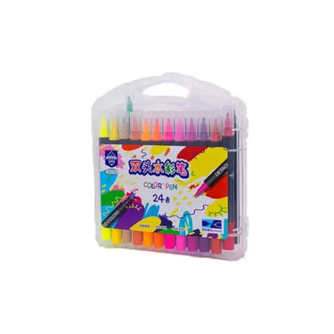 24Pcs - Double Ended Watercolor Markers